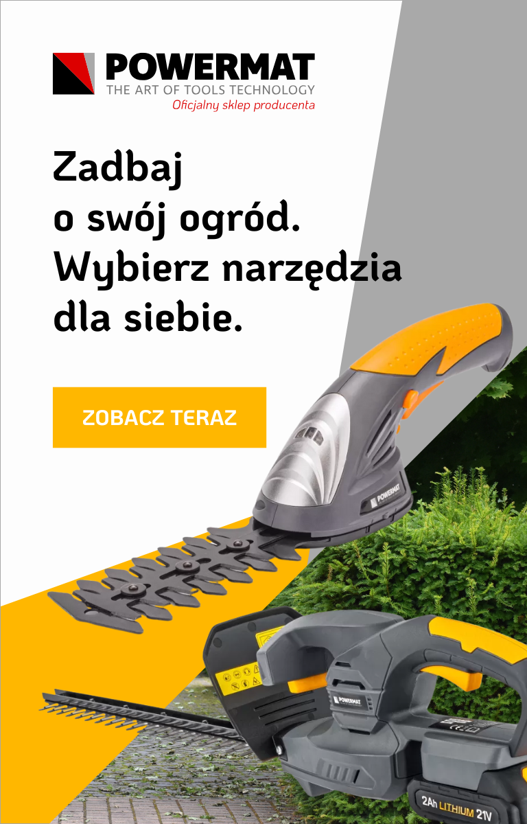 Nożyce do żywopłotu i trawy w POWERMAT